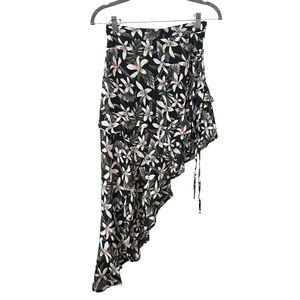 SEEK THE LABEL Floral‎ Asymmetrical Skirt Sz Small